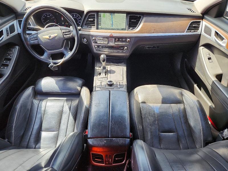 2015 Hyundai Genesis VIN KMHGN4JE1FU068063 COPART salvage auction — FRONT END, Ca - Dis/Dlr/Exp Only Clean Title, sold $750 on 2026-07-08 (photo 8)
