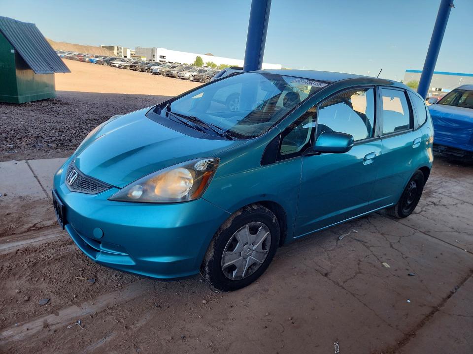 2012 Honda Fit VIN JHMGE8H38CC009737 COPART salvage auction — REAR END, Az - Cert Of Title - Salvage, sold $975 on 2026-07-07 (photo 1)