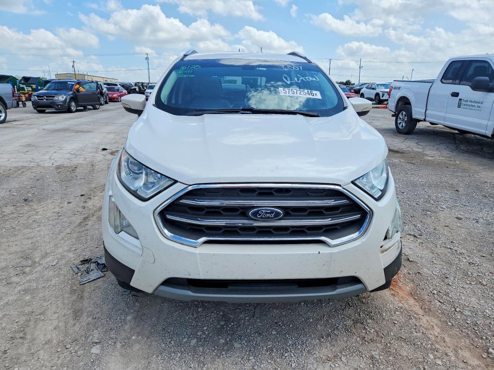 2018 Ford Ecosport VIN MAJ3P1VE0JC176507 COPART salvage auction — FRONT END, OK - CERT OF TITLE-SALVAGE, sold $2,600 on 2026-07-30 (photo 5)