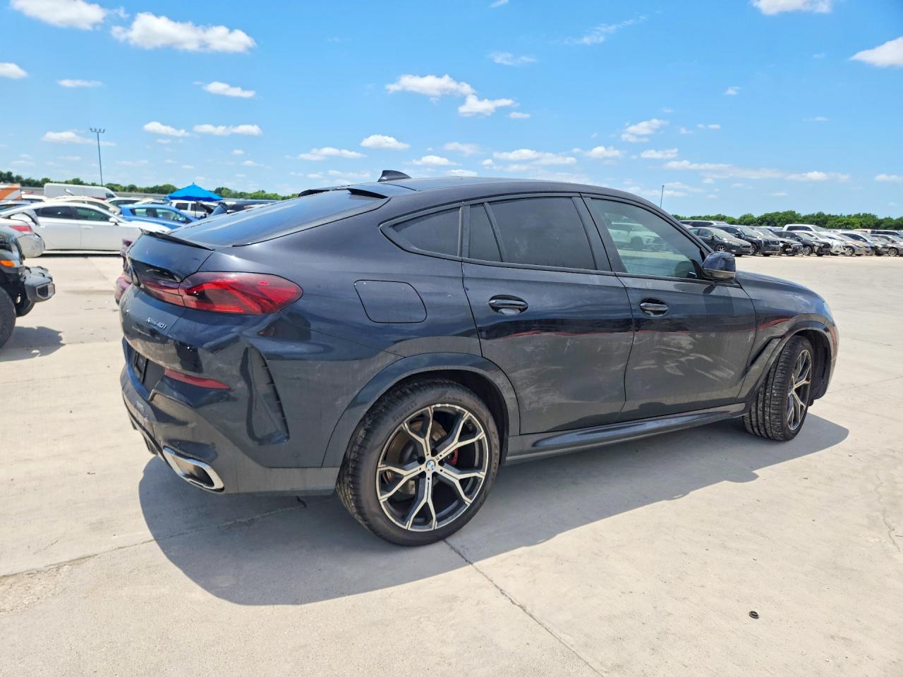 2023 BMW X6 VIN 5UXCY6C09P9P64972 COPART salvage auction — Burn, TX - SALVAGE VEHICLE TITLE, sold $28,750 on 2026-07-02 (photo 3)