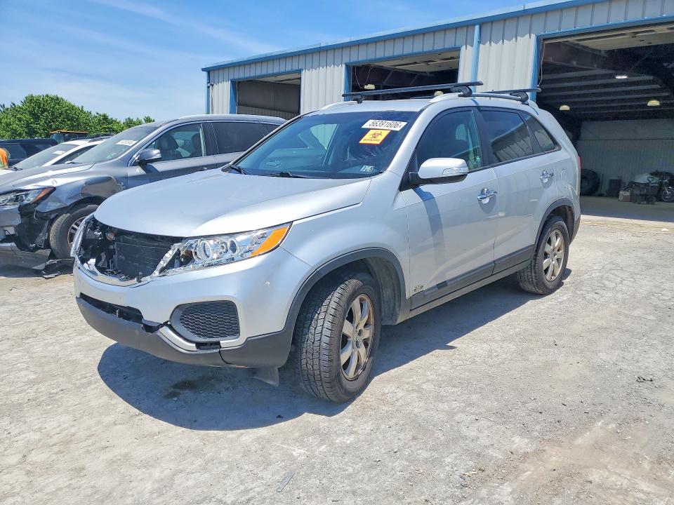 2012 Kia Sorento VIN 5XYKTDA27CG192457 COPART salvage auction — FRONT END, Pa - Certificate Of Salvage, sold $375 on 2026-07-24 (photo 1)