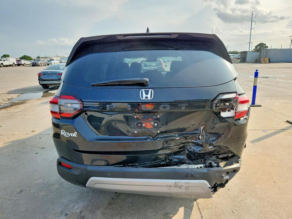 2023 Honda Pilot VIN 5FNYG2H41PB002126 COPART salvage auction — REAR END, La - Cert Of Title-Salvage, sold $10,800 on 2026-09-16 (photo 6)