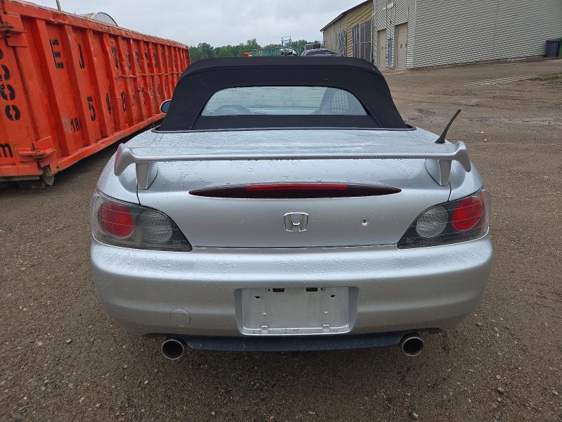 2002 Honda S2000 VIN JHMAP11492T004331 COPART salvage auction — BIOHAZARD/CHEMICAL, Qc - Irrecuperable, sold $7,800 on 2026-08-04 (photo 6)
