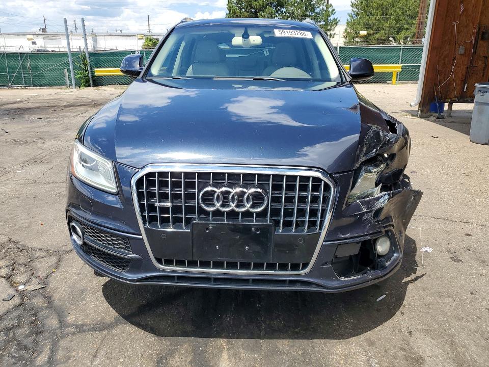 2017 Audi Q5 VIN WA1D7AFP8HA020861 COPART salvage auction — FRONT END, Co - Public - Salvage Title, sold $900 on 2026-07-07 (photo 5)
