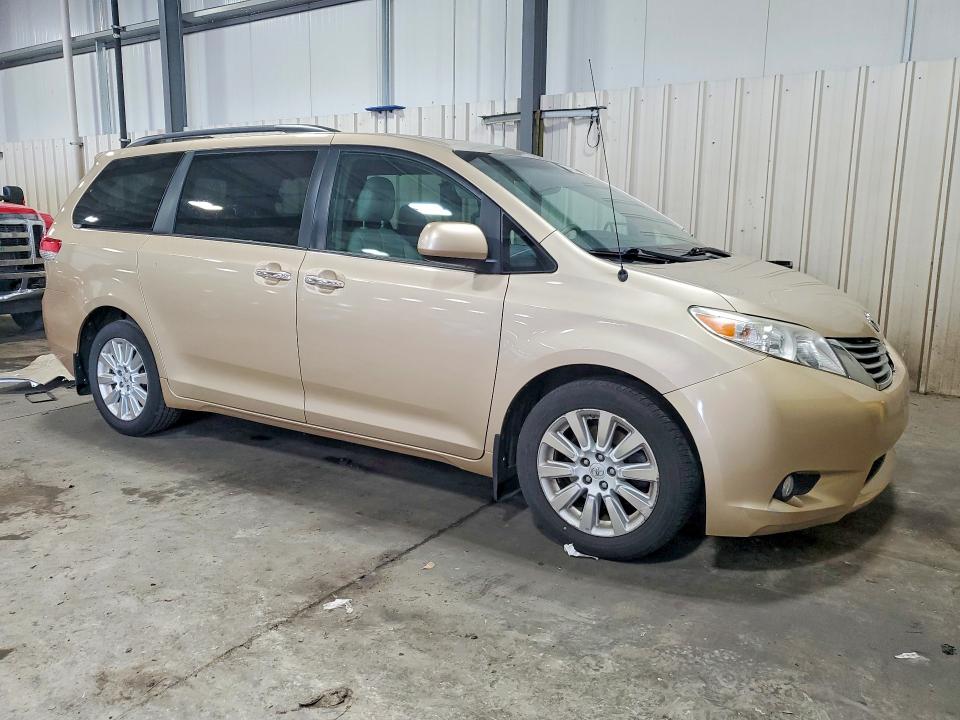 2013 Toyota Sienna VIN 5TDDK3DC0DS066505 COPART salvage auction — FRONT END, Mn - Cert Of Title-Salvage, sold $4,250 on 2026-07-16 (photo 4)