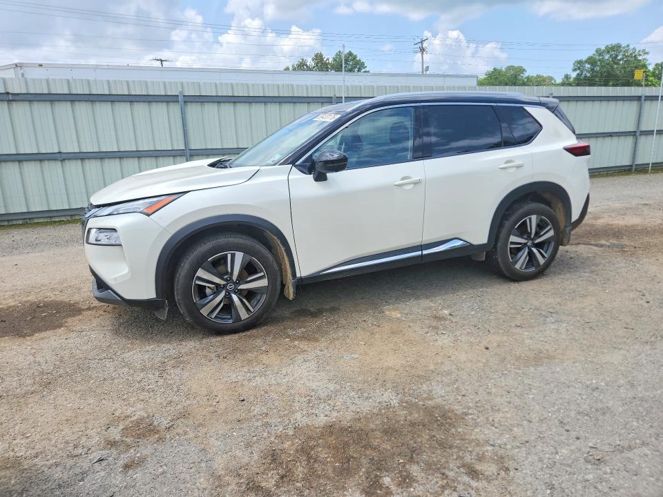 2021 Nissan Rogue VIN JN8AT3CA3MW026892 COPART salvage auction — FRONT END, La - Cert Of Title-Salvage, sold $7,000 on 2026-07-02 (photo 1)