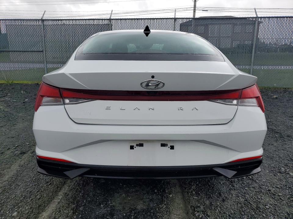 2021 Hyundai Elantra VIN KMHLM4AG1MU145370 COPART salvage auction — NORMAL WEAR, Ns - Cert Of Registration (P), sold $8,300 on 2026-07-03 (photo 6)