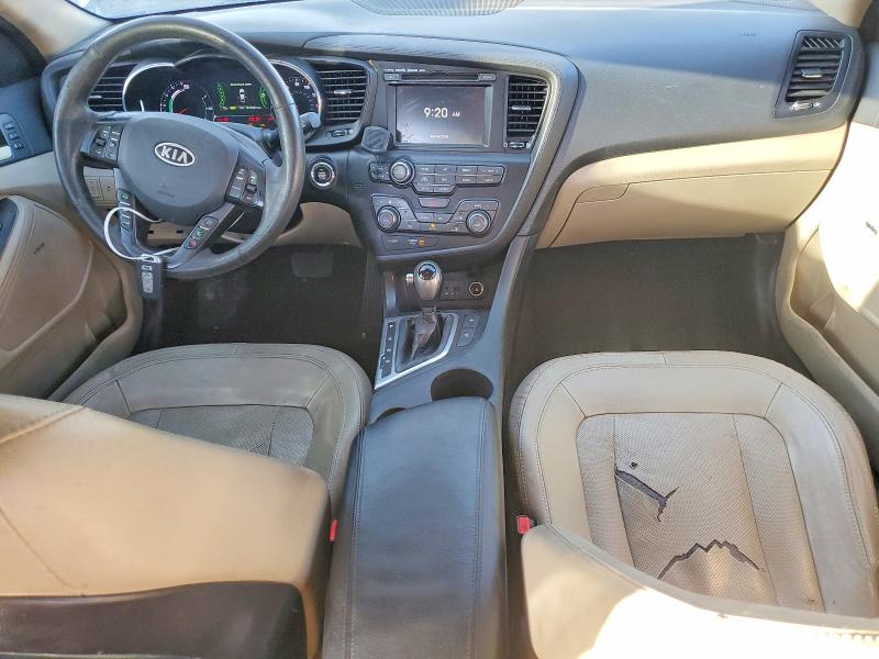 2011 Kia Optima hybrid VIN KNAGM4AD7B5000348 COPART salvage auction — FRONT END, Nv - Certificate Of Title, sold $525 on 2026-07-27 (photo 8)