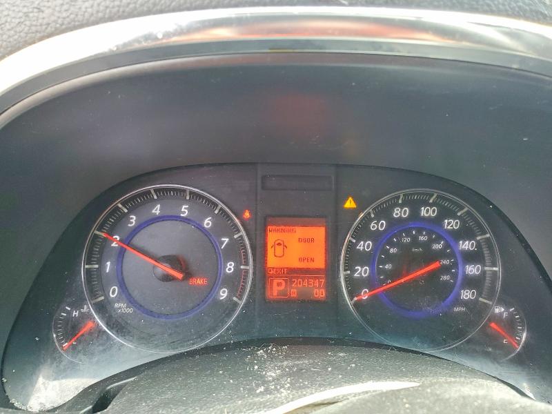 2010 Infiniti Fx35 VIN JN8AS1MW1AM851791 COPART salvage auction — FRONT END, Wv - Certificate Of Title (P), sold $475 on 2026-07-30 (photo 9)
