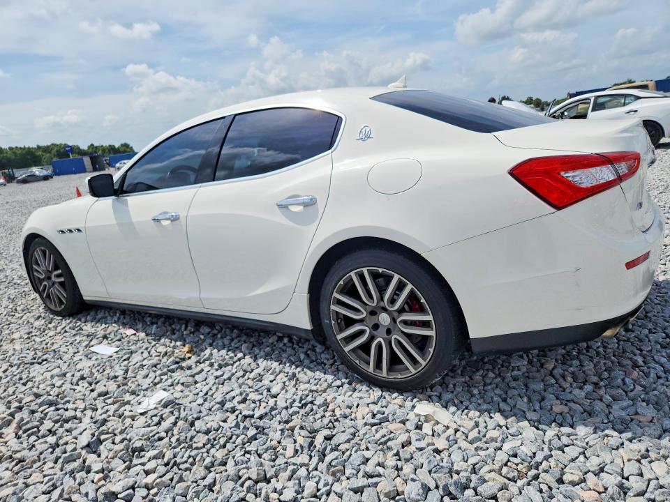 2015 Maserati Ghibli VIN ZAM57RTA1F1144469 COPART salvage auction — WATER/FLOOD, Fl - Cert Of Title-Slvg Rebld Flood, sold $25 on 2026-07-24 (photo 2)