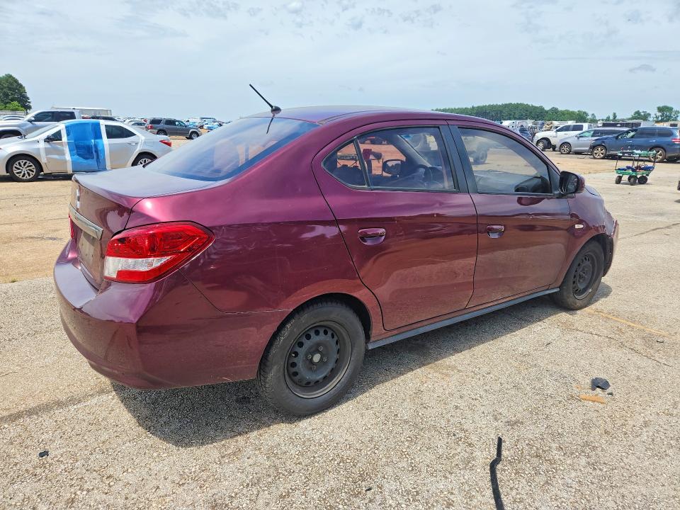 2020 Mitsubishi VIN ML32F3FJ5LHF03432 COPART salvage auction — FRONT END, Tx - Salvage Vehicle Title, sold $1,800 on 2026-07-06 (photo 3)