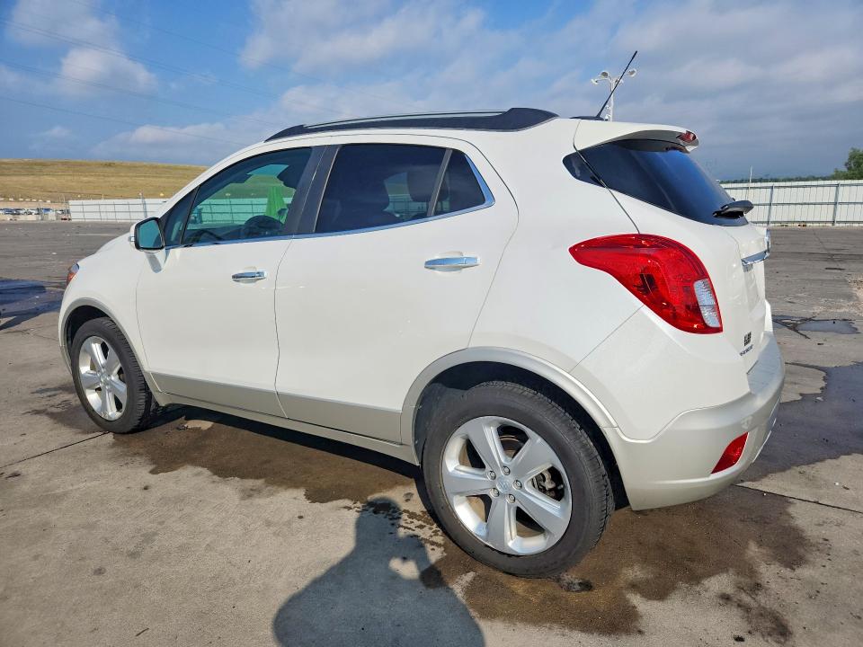 2016 Buick Encore VIN KL4CJESB7GB614851 COPART salvage auction — HAIL, CO - CERTIFICATE OF TITLE, sold $4,300 on 2026-07-20 (photo 2)