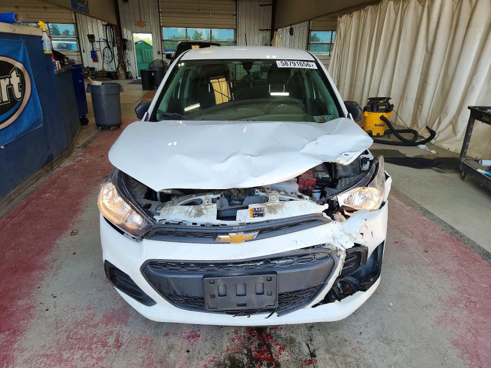 2018 Chevrolet Spark VIN KL8CB6SA5JC423701 COPART salvage auction — FRONT END, Pa - Certificate Of Salvage, sold $275 on 2026-07-20 (photo 5)