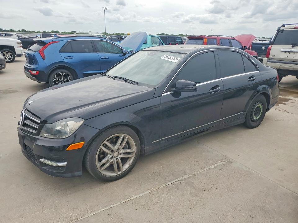 2014 Mercedes-benz VIN WDDGF4HB0ER305159 COPART salvage auction — FRONT END, Tx - Salvage Vehicle Title, sold $1,150 on 2026-08-20 (photo 1)