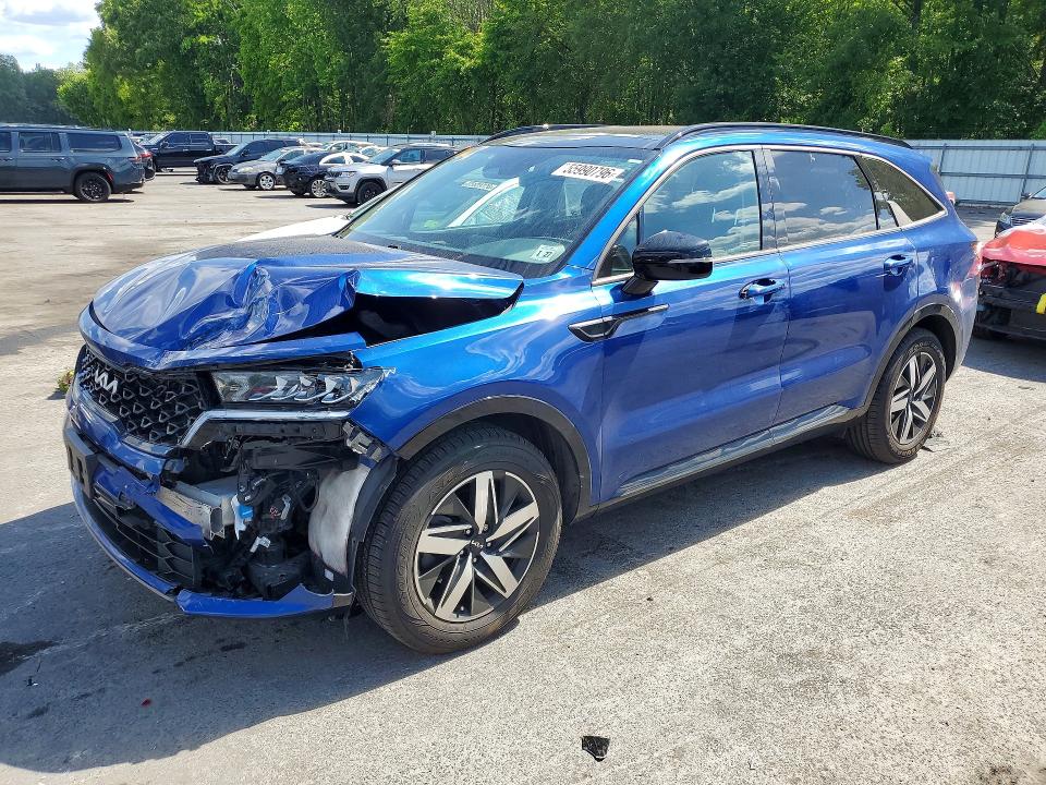2022 Kia VIN 5XYRL4LC3NG095263 COPART salvage auction — FRONT END, Nj - Cert Of Title-Salvage, sold $6,800 on 2026-07-07 (photo 1)