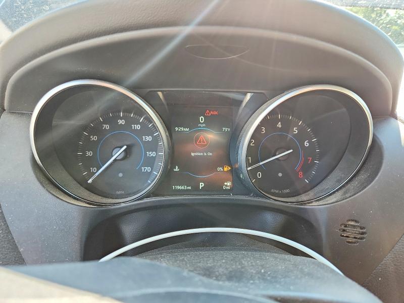 2017 Jaguar F-pace VIN SADCJ2BV2HA060175 COPART salvage auction — HAIL, Mo - Salvage Certificate Of Title, sold $4,350 on 2026-07-27 (photo 9)