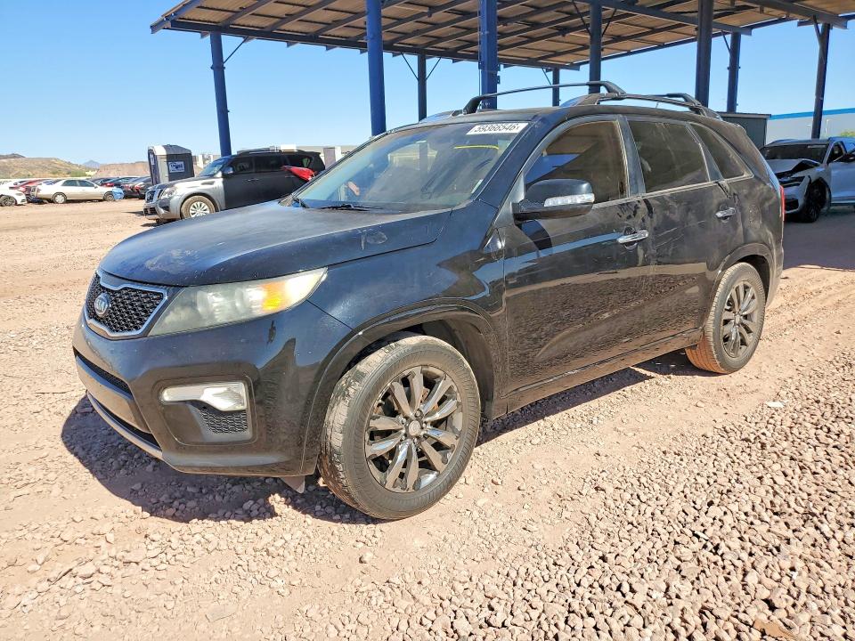 2012 Kia Sorento VIN 5XYKW4A21CG304225 COPART salvage auction — MINOR DENT/SCRATCHES, Az - Certificate Of Title (P), sold $975 on 2026-07-07 (photo 1)