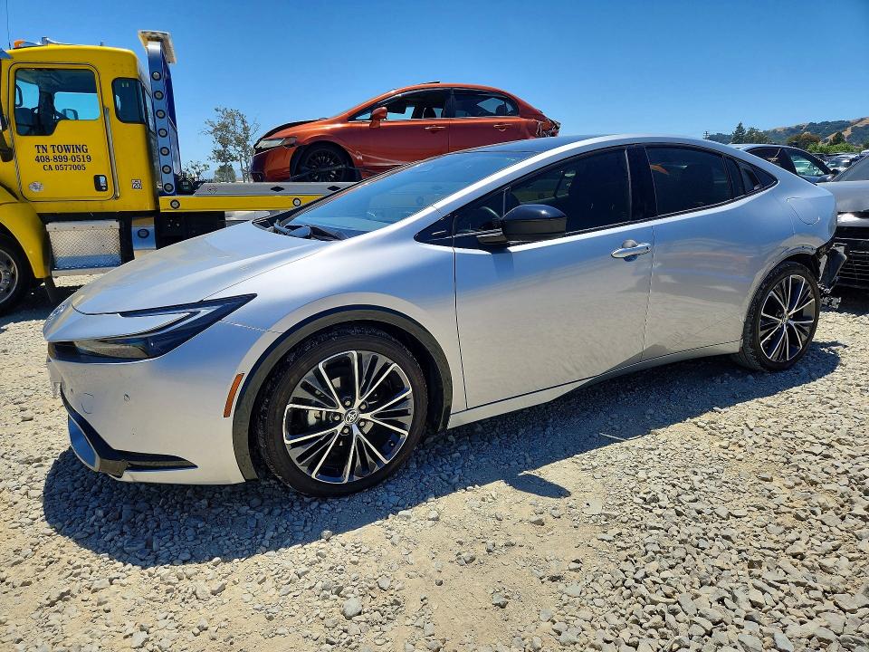 2023 Toyota Prius VIN JTDACAAU6P3002718 COPART salvage auction — REAR END, Ca - Salvage Certificate, sold $13,400 on 2026-07-14 (photo 1)