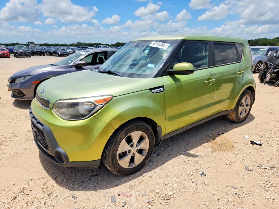 2015 Kia Soul VIN KNDJN2A2XF7807143 COPART salvage auction — VANDALISM, Tx - Salvage Vehicle Title, sold $2,150 on 2026-07-16 (photo 1)