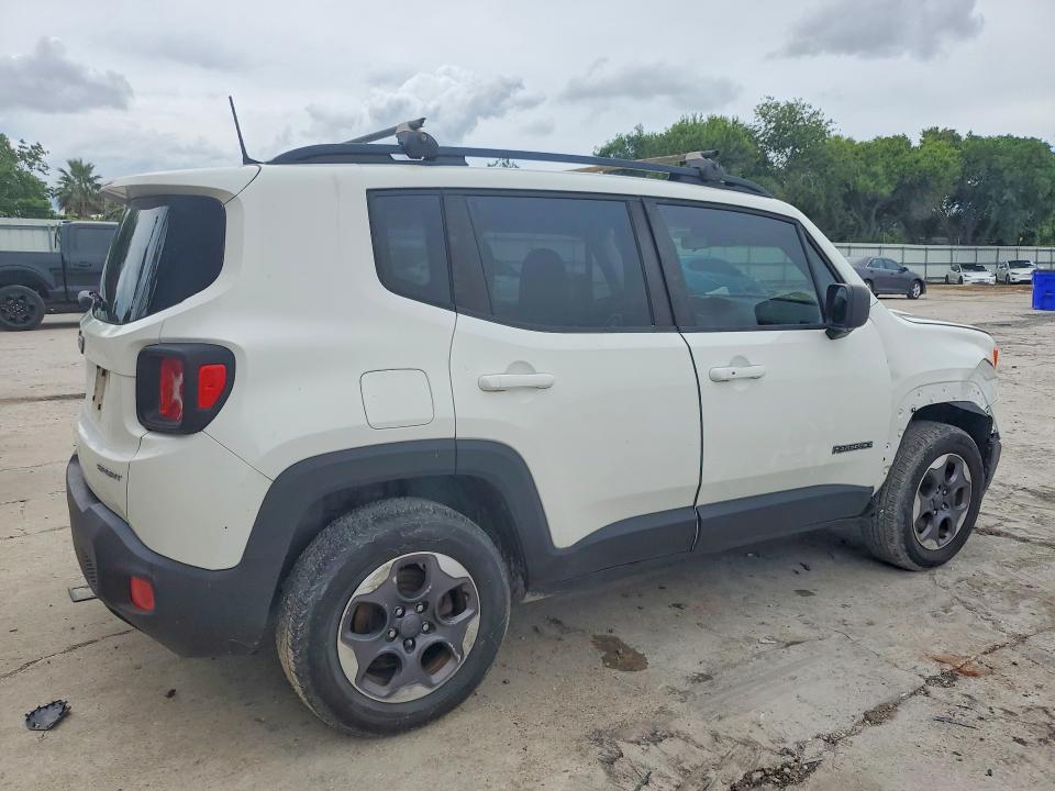 2018 Jeep Renegade VIN ZACCJBAB0JPG78944 COPART salvage auction — FRONT END, Tx - Certificate Of Title, sold $2,050 on 2026-07-02 (photo 3)