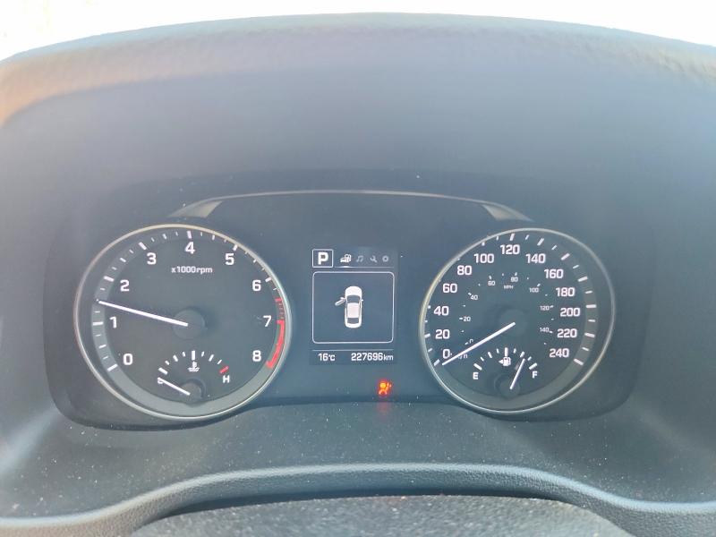 2017 Hyundai Elantra VIN KMHD84LF6HU209843 COPART salvage auction — FRONT END, On - Permit Salvage, sold $1,850 on 2026-07-14 (photo 9)