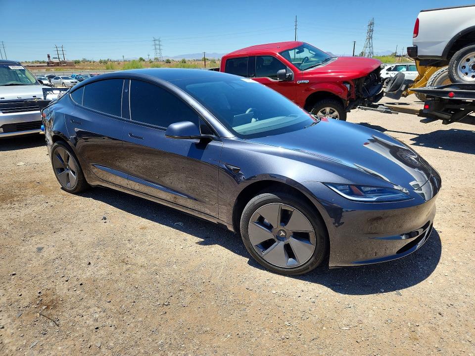 2025 Tesla Model 3 VIN 5YJ3E1EA1SF048486 COPART salvage auction — REAR END, Az - Cert Of Title - Salvage, sold $10,000 on 2026-07-10 (photo 4)