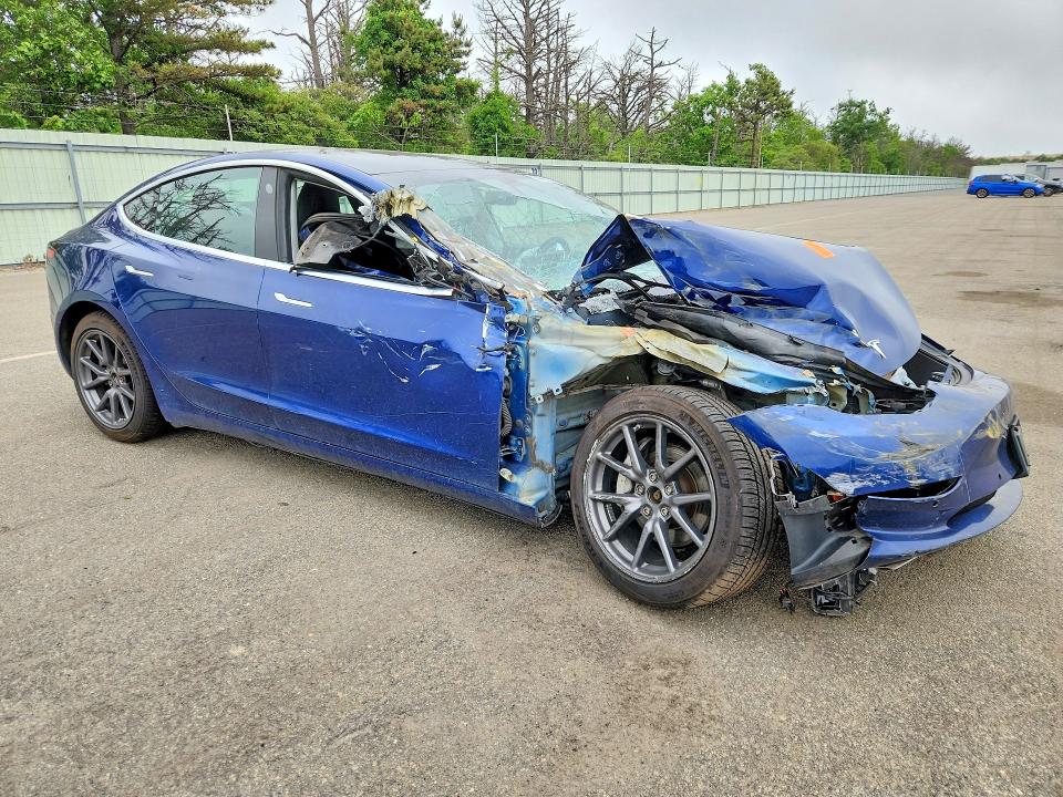 2020 Tesla Model 3 VIN 5YJ3E1EB1LF617640 COPART salvage auction — FRONT END, Ny - Mv-907A Salvage Certificate, sold $2,400 on 2026-07-20 (photo 4)