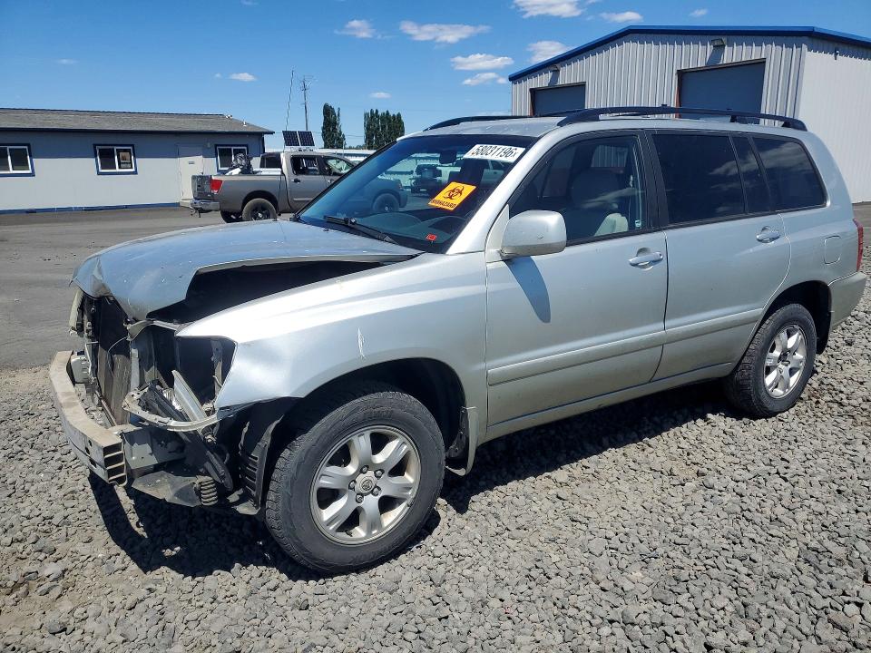 2003 Toyota Highlander VIN JTEHF21A730149266 COPART salvage auction — FRONT END, Wa - Bill Of Sale, sold $250 on 2026-07-08 (photo 1)