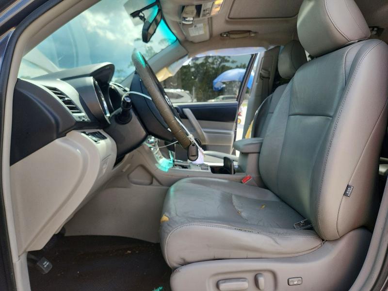 2012 Toyota Highlander VIN 5TDZK3EHXCS078837 COPART salvage auction — WATER/FLOOD, Fl - Cert Of Title Slvg Rebuildable, sold $1,100 on 2026-07-15 (photo 7)