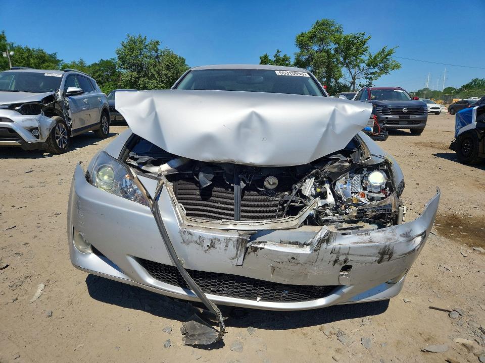 2007 Lexus Is 250 VIN JTHCK262372011521 COPART salvage auction — FRONT END, Md - Cert Of Salvage > 75% Damage, sold $1,300 on 2026-07-28 (photo 5)