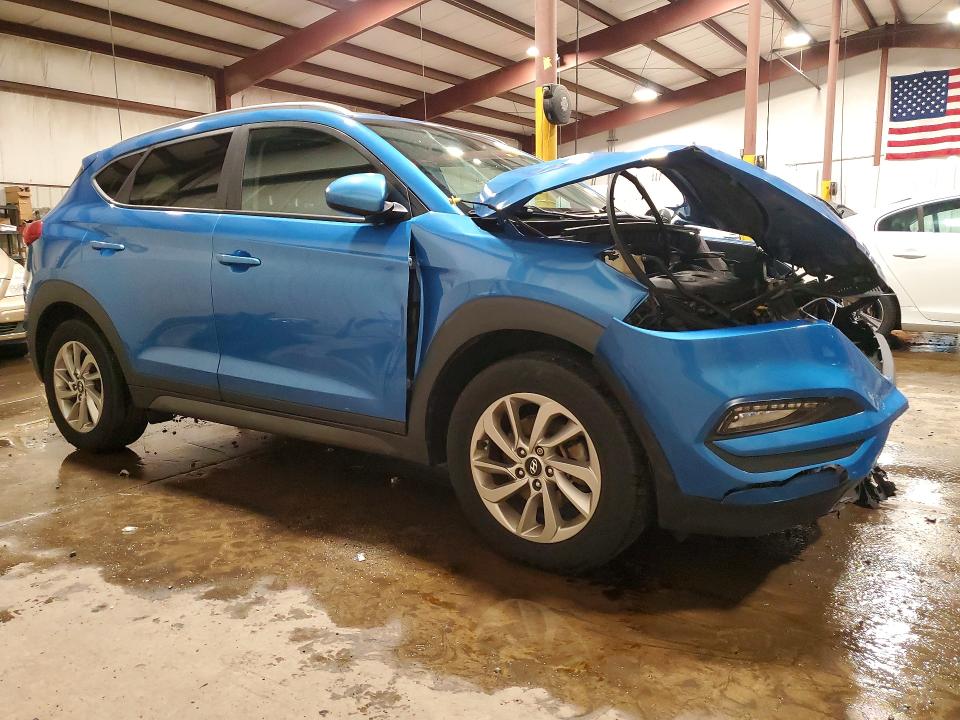 2016 Hyundai Tucson VIN KM8J3CA48GU211671 COPART salvage auction — FRONT END, Pa - Certificate Of Salvage, sold $1,400 on 2026-07-14 (photo 4)