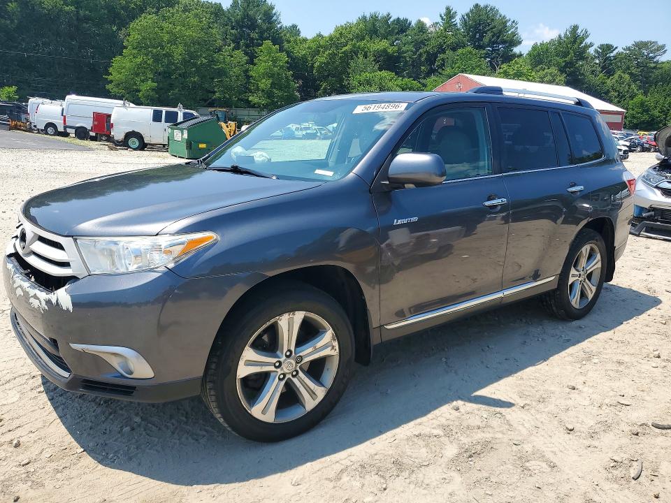 2011 Toyota Highlander VIN 5TDDK3EH8BS087920 COPART salvage auction — FRONT END, Ma - Cert Of Title-Parts Only Salva, sold $4,150 on 2026-07-06 (photo 1)