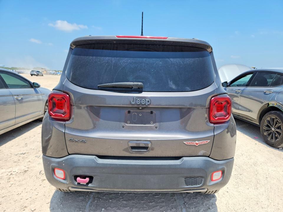 2019 Jeep Renegade VIN ZACNJBC11KPJ90615 COPART salvage auction — FRONT END, Tx - Salvage Vehicle Title, sold $2,700 on 2026-08-20 (photo 6)
