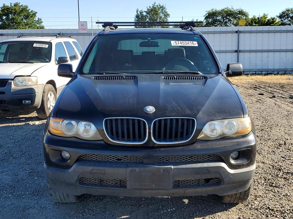 2006 BMW X5 VIN 5UXFA13526LY36113 COPART salvage auction — FRONT END, Ca - Dis/Dlr/Exp Only Clean Title, sold $275 on 2026-07-28 (photo 5)