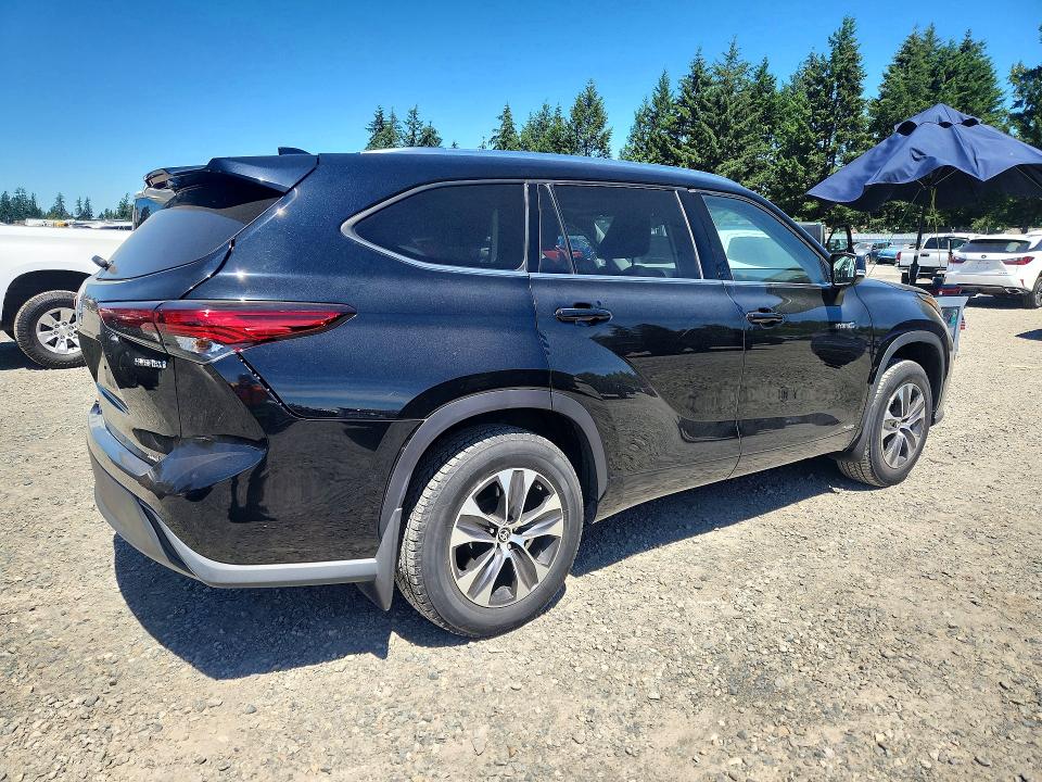 2020 Toyota Highlander VIN 5TDHBRCH8LS504185 COPART salvage auction — REAR END, Wa - Bill Of Sale, sold $19,000 on 2026-07-14 (photo 3)