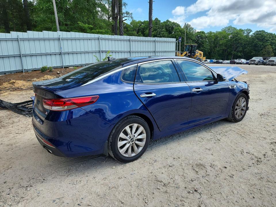 2018 Kia VIN 5XXGT4L36JG200920 COPART salvage auction — FRONT END, Nc - Salvage Certificate Of Title, sold $750 on 2026-07-31 (photo 3)