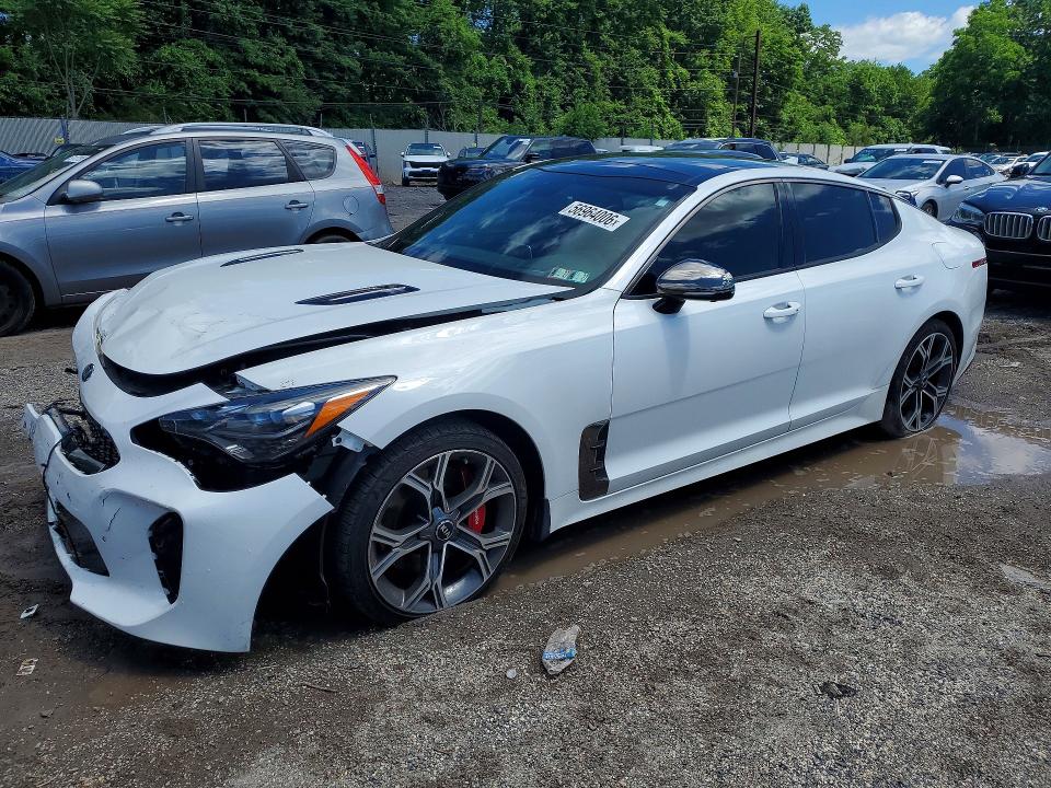 2019 Kia VIN KNAE55LC6K6047914 COPART salvage auction — FRONT END, Pa - Certificate Of Salvage, sold $3,700 on 2026-07-20 (photo 1)
