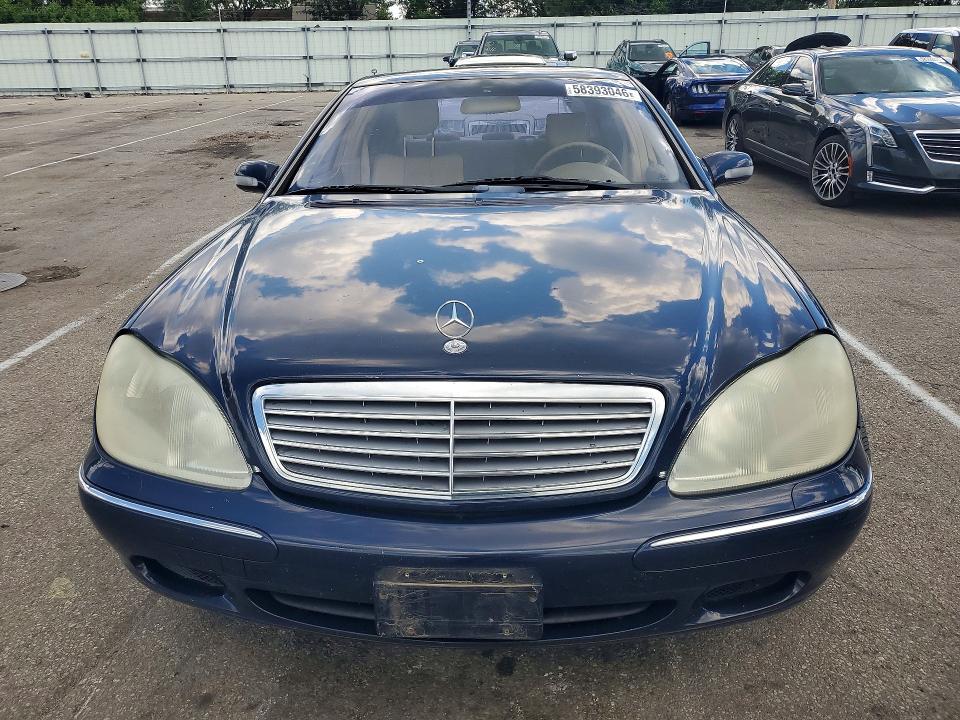 2000 Mercedes-benz S class VIN WDBNG70J1YA086877 COPART salvage auction — MINOR DENT/SCRATCHES, Oh - Certificate Of Title, sold $500 on 2026-07-06 (photo 5)