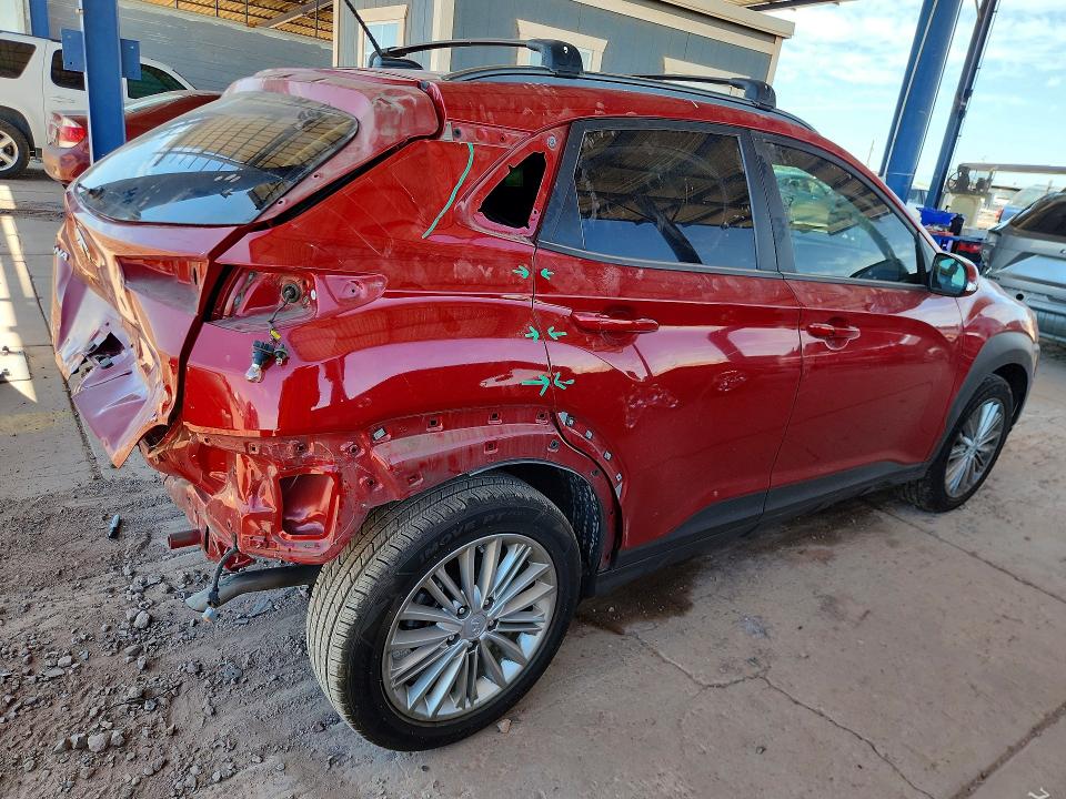 2021 Hyundai Kona VIN KM8K22AA9MU706111 COPART salvage auction — REAR END, Az - Cert Of Title - Salvage, sold $2,250 on 2026-07-23 (photo 3)