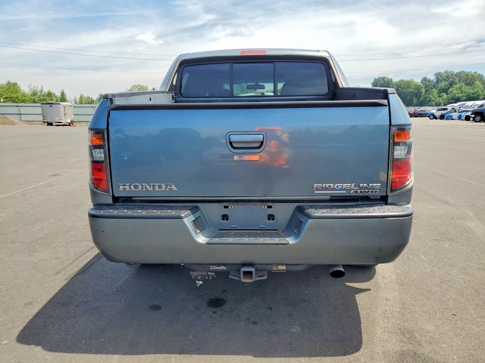 2007 Honda Ridgeline VIN 2HJYK16497H514377 COPART salvage auction — MECHANICAL, Ca - Certificate Of Title, sold $1,250 on 2026-07-08 (photo 6)