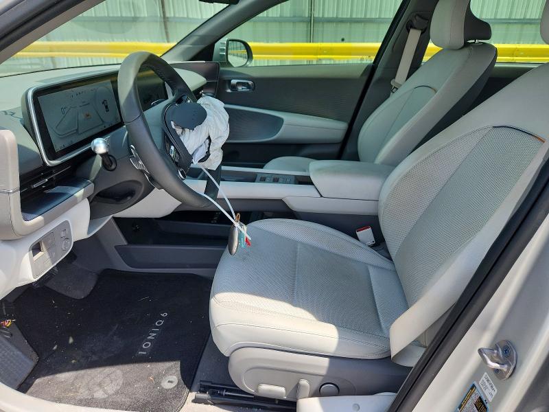 2024 Hyundai Ioniq 6 VIN KMHM34AA6RA075196 COPART salvage auction — FRONT END, Tx - Salvage Vehicle Title, sold $8,300 on 2026-07-28 (photo 7)