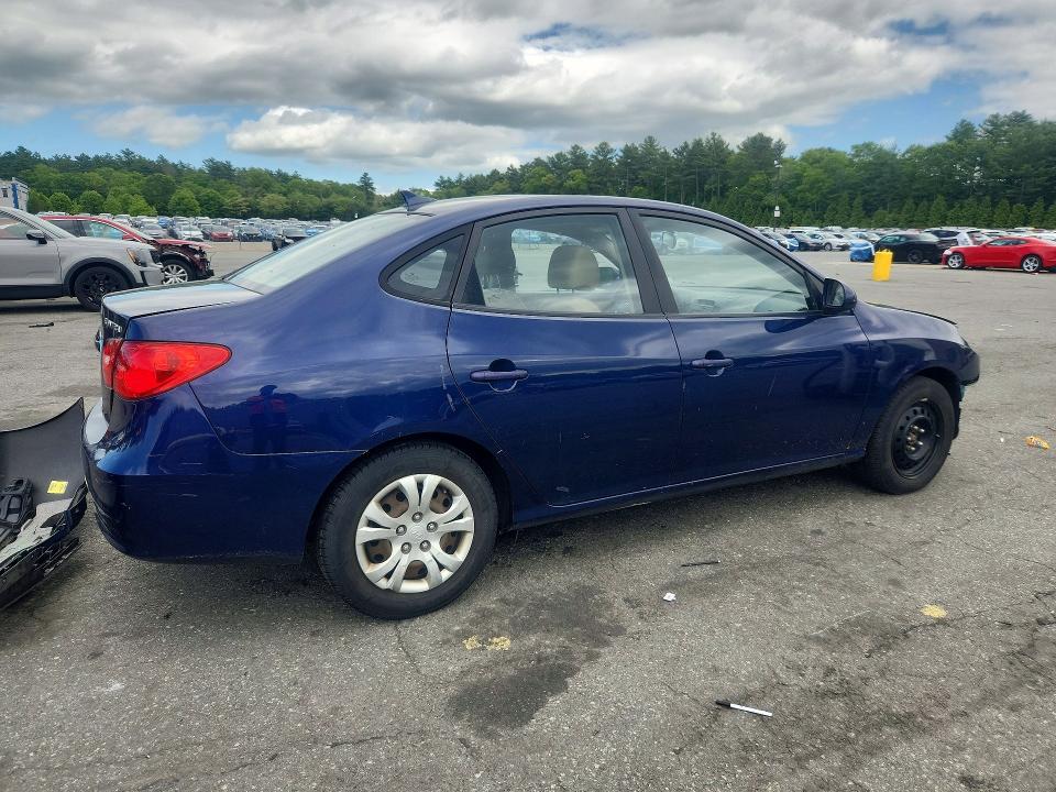 2010 Hyundai Elantra VIN KMHDU4AD3AU886657 COPART salvage auction — FRONT END, Ri - Salvage Certificate Of Title, sold $475 on 2026-07-09 (photo 3)