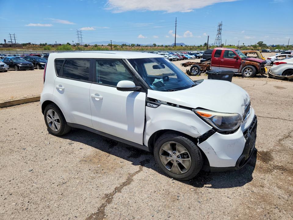 2015 Kia Soul VIN KNDJN2A23F7198266 COPART salvage auction — FRONT END, Az - Cert Of Title - Salvage, sold $1,000 on 2026-07-06 (photo 4)
