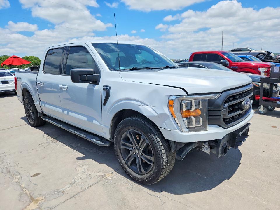 2021 Ford VIN 1FTEW1CP9MKE74462 COPART salvage auction — FRONT END, Tx - Certificate Of Title, sold $10,500 on 2026-07-09 (photo 4)