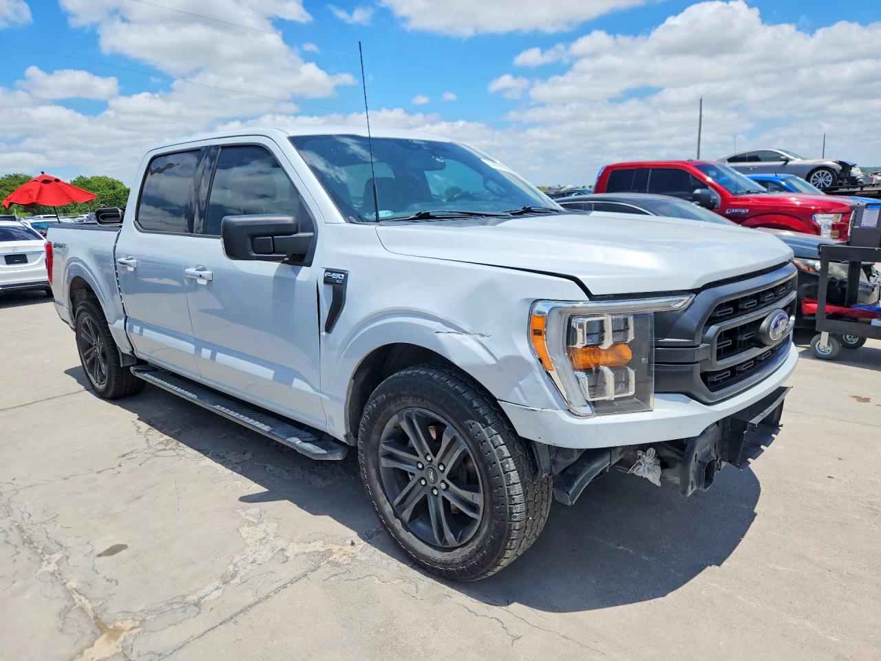 2021 Ford F-150 VIN 1FTEW1CP9MKE74462 COPART salvage auction — Front End, Ct - Clean Title, sold $10,500 on 2026-07-08 (photo 4)