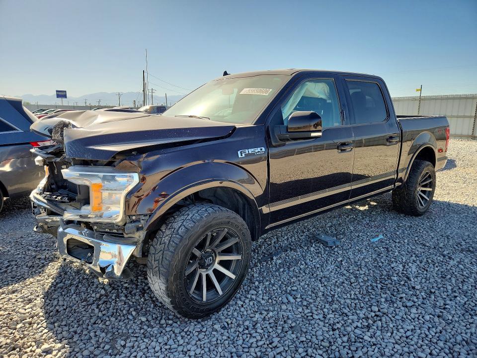 2019 Ford F-150 VIN 1FTEW1E56KKD14273 COPART salvage auction — FRONT END, Ut - Salvage Certificate, sold $8,500 on 2026-07-28 (photo 1)