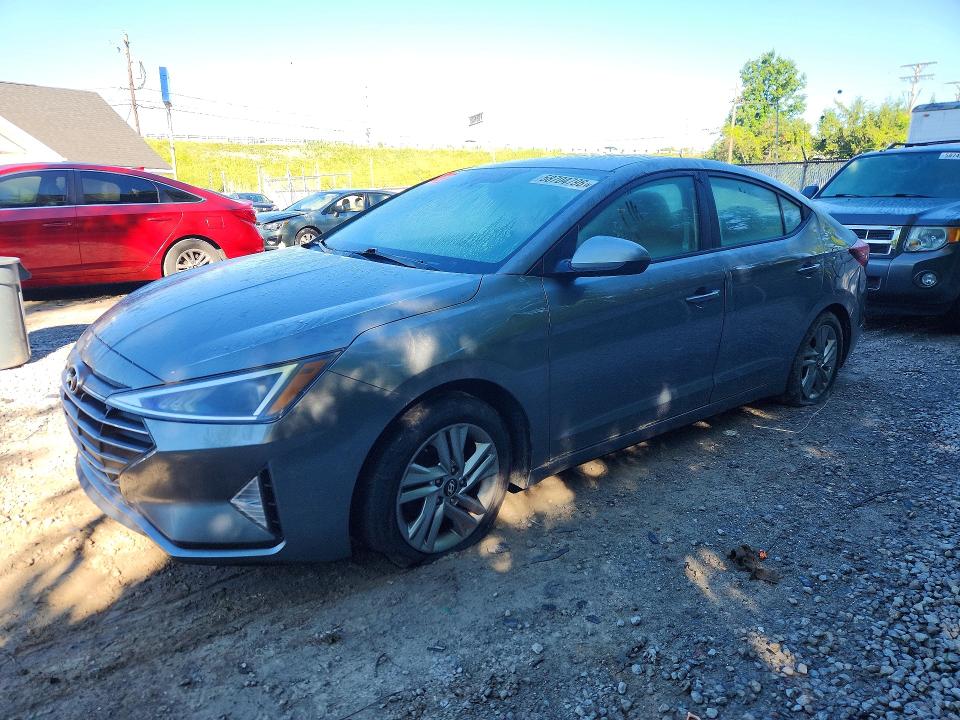 2019 Hyundai Elantra VIN KMHD84LF0KU770076 COPART salvage auction — VANDALISM, Oh - Certificate Of Title, sold $1,300 on 2026-07-29 (photo 1)