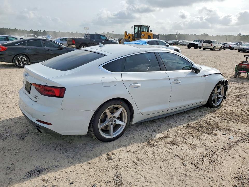 2018 Audi A5 VIN WAUENCF5XJA058315 COPART salvage auction — FRONT END, Tx - Salvage Vehicle Title, sold $1,250 on 2026-07-24 (photo 3)