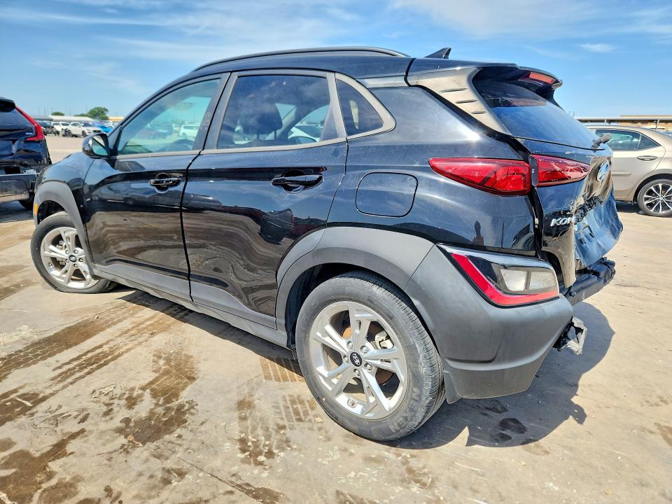 2022 Hyundai Kona VIN KM8K62AB9NU881764 COPART salvage auction — REAR END, Tx - Certificate Of Title, sold $5,600 on 2026-07-23 (photo 2)