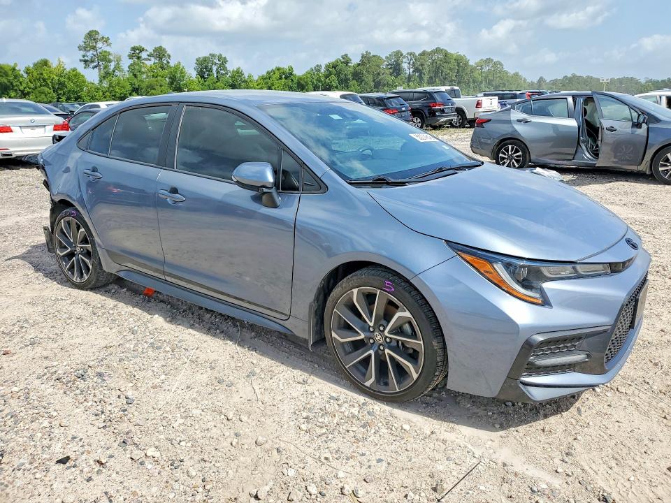 2022 Toyota VIN 5YFS4MCEXNP118873 COPART salvage auction — REAR END, TX - SALVAGE VEHICLE TITLE, sold $4,200 on 2026-07-31 (photo 4)